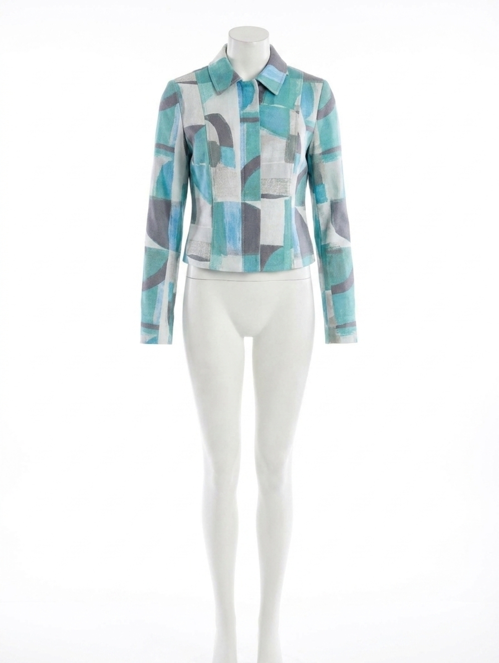 NEW JOSEPH RIBKOFF geo multi jacket in geo metric